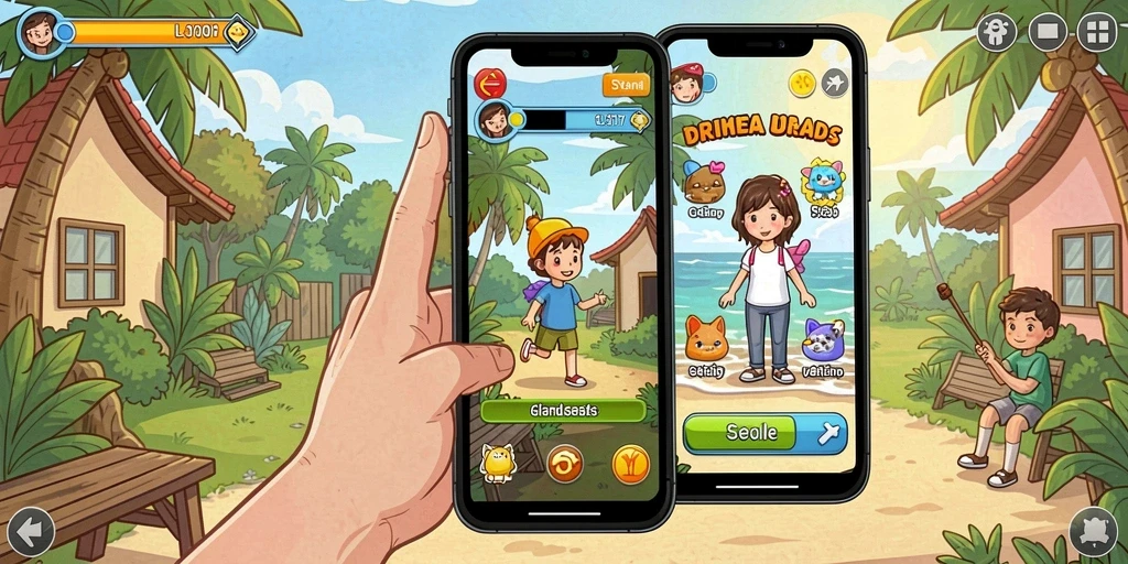 Screenshot menggambarkan momen kemenangan yang menggembirakan.