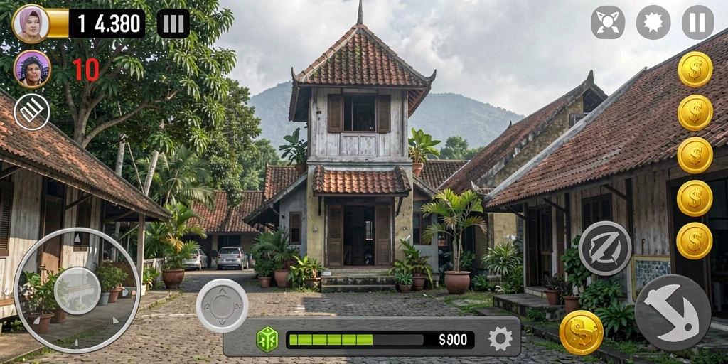Mode multiplayer seru untuk bersaing dengan teman.