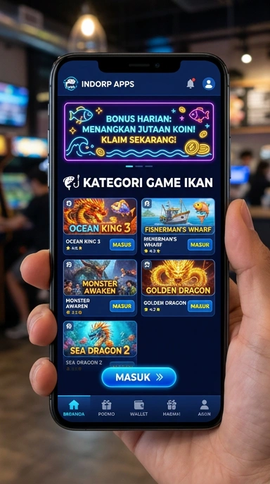 indorp — layar beranda